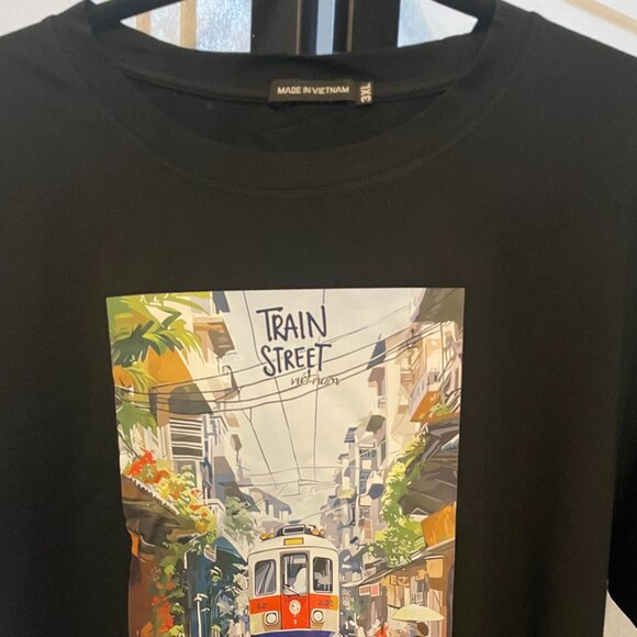Vietnam Hanoi Train Street T-shirt - 3XL - Picture 3 of 4